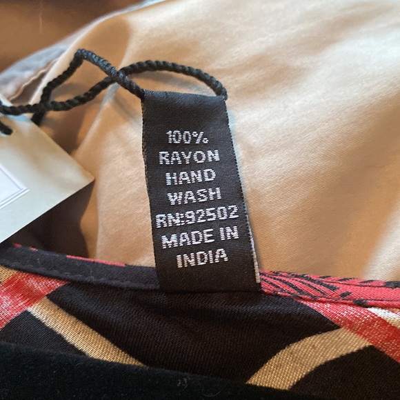 🆕SACRED THREADS: L/S Plaid Tunic/Dress- Sz S/M - Picture 6 of 7